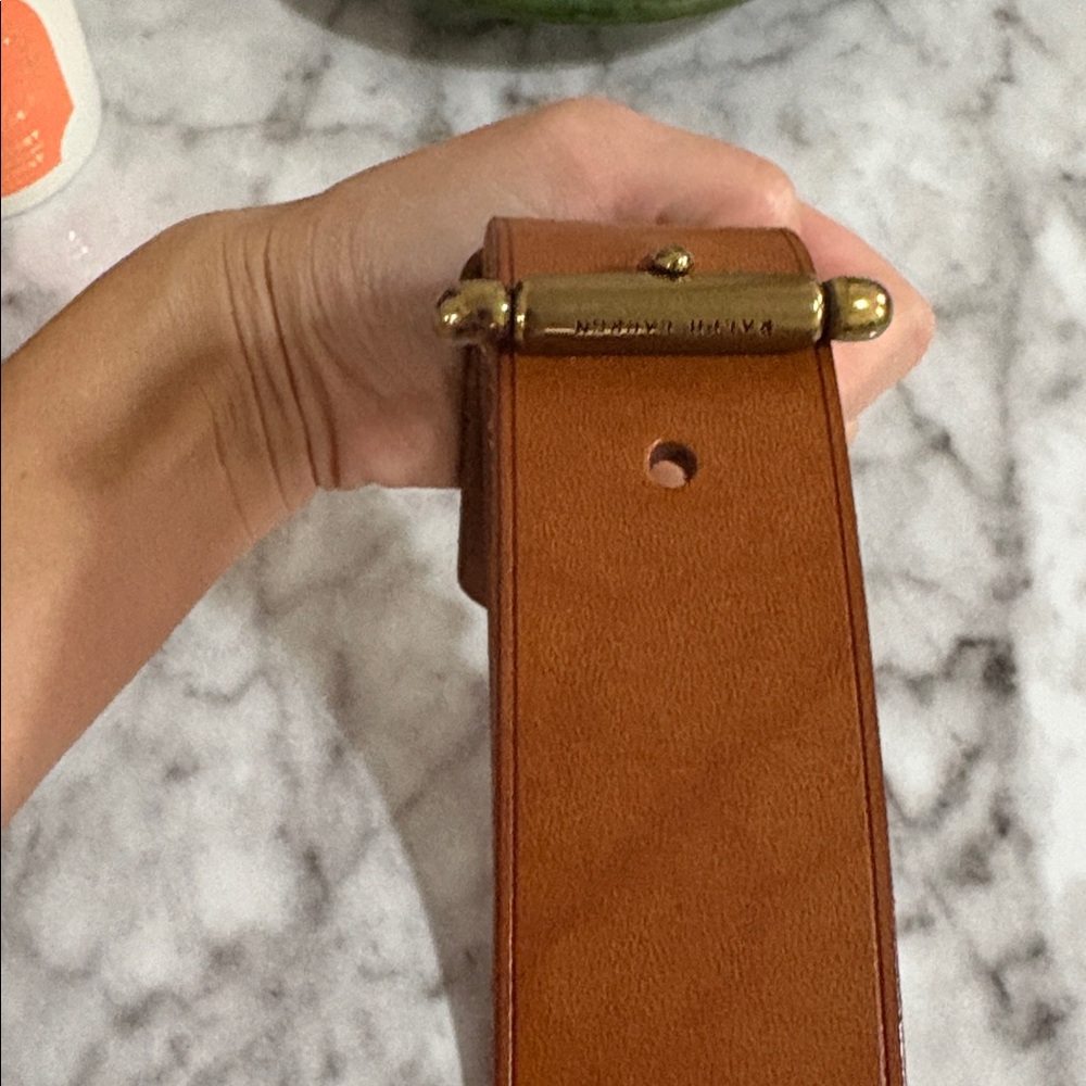 Ralph Lauren Classic Leather Belt (Size xs) - Picture 2 of 2